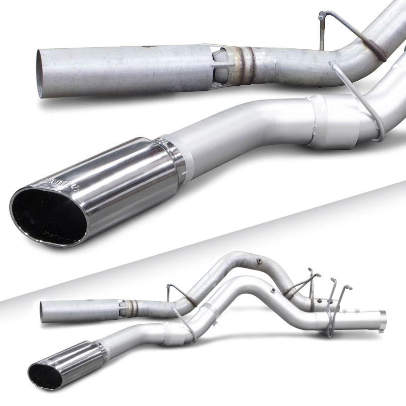 Load image into Gallery viewer, Banks Power | 2017-2019 GM Duramax L5P 2500 / 3500 Monster Exhaust System - SS Single Exhaust With Chrome Tip