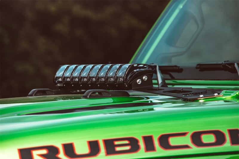 Load image into Gallery viewer, Rigid Industries | 2018 Jeep Wrangler JL - Hood Mount Kit - Mounts 20in Adapt Series