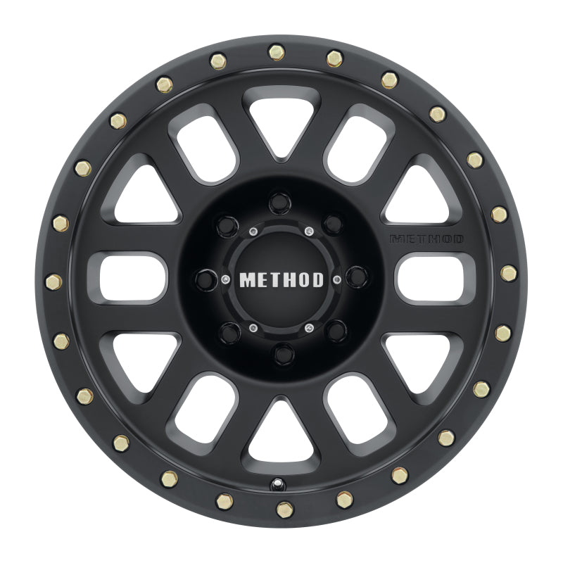 Load image into Gallery viewer, Method | MR309 Grid 18x9 +18mm Offset 8x6.5 130.81mm CB Matte Black Wheel