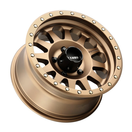Method | MR304 Double Standard 17x8.5 0mm Offset 5x5.5 108mm CB Method | Bronze Wheel *DISCONTINUED*