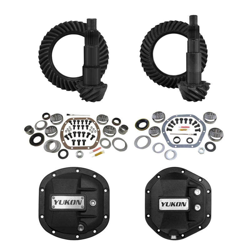 Load image into Gallery viewer, Yukon Gear | Jeep Wrangler JK Stage 2 Master Overhaul Kit With Differential Covers - 4.88 Ratio