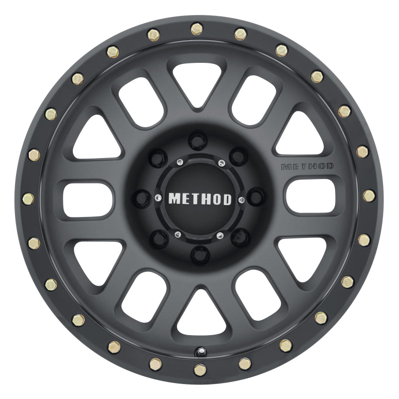 Load image into Gallery viewer, Method | MR309 Grid 18x9 +18mm Offset 8x6.5 130.81mm CB Titanium/Black Street Loc Wheel *DISCONTINUED*