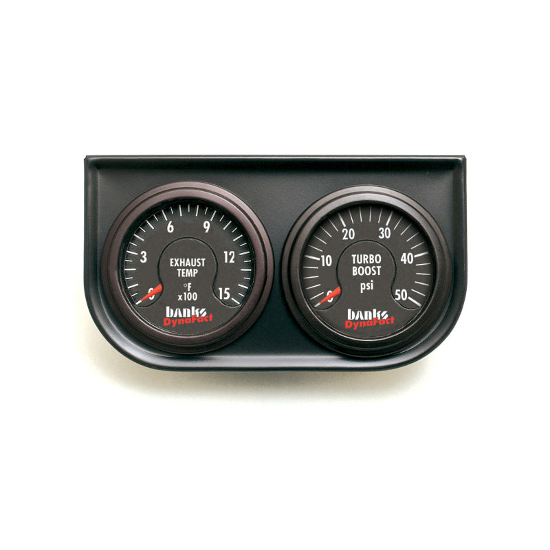 Load image into Gallery viewer, Banks Power | 2001-2007 GM 6.6L Duramax / 2003-2007 Dodge 5.9L Cummins / 2003-2007 Ford F250-F550 6.0L Power Stroke Dynafact Electronic Boost / Pyrometer Gauge Assembly