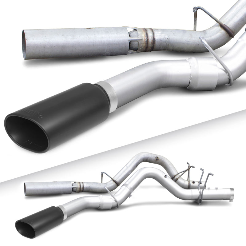 Load image into Gallery viewer, Banks Power | 2017-2019 GM Duramax L5P 2500 / 3500 Monster Exhaust System - SS Single Exhaust With Black Tip