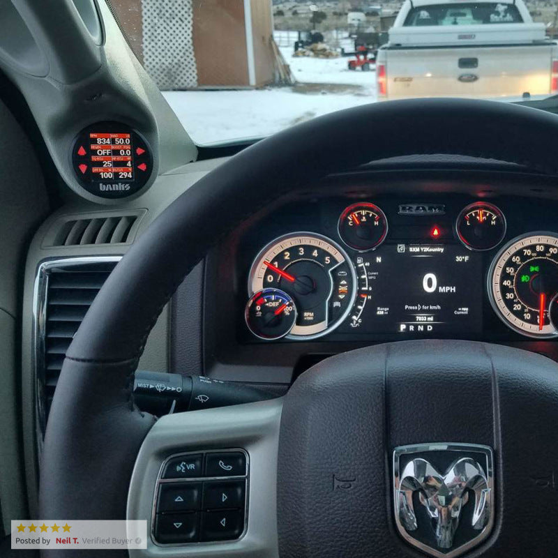 Load image into Gallery viewer, Banks Power | 2019-2023 Dodge Ram 1500 / 2020-2023 Jeep Wrangler JL / Gladiator JT 3.0L EcoDiesel Derringer Gen2 Tuner With iDash 1.8