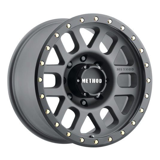 Method | MR309 Grid 18x9 +18mm Offset 8x6.5 130.81mm CB Titanium/Black Street Loc Wheel *DISCONTINUED*