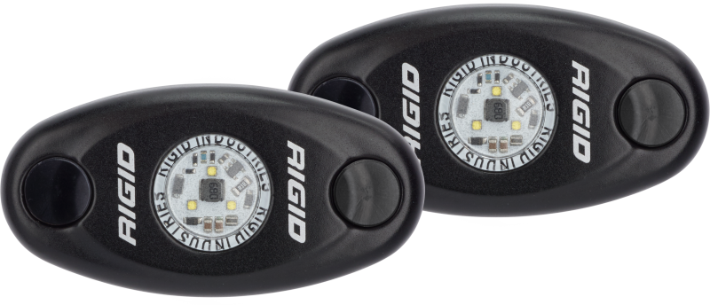 Load image into Gallery viewer, Rigid Industries | A-Series Light - Black - Low Strength - Blue - Set of 2