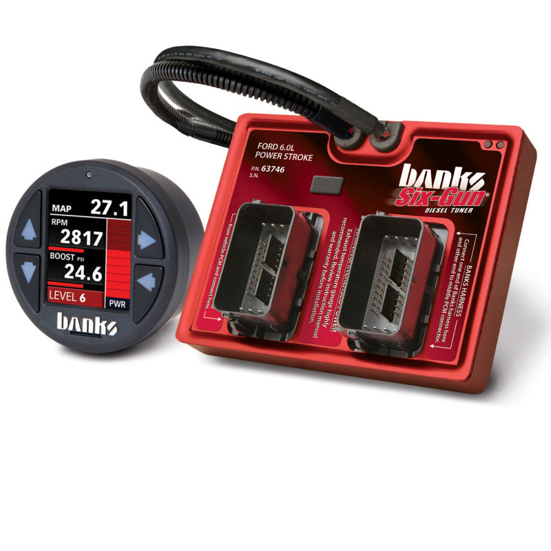 Load image into Gallery viewer, Banks Power | 2003-2007 Ford F-250/F-350/F-450 6.0L Six-Gun Diesel Tuner With iDash-1.8 *DISCONTINUED*