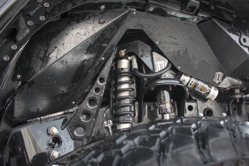 Load image into Gallery viewer, ICON 07-18 Jeep Wrangler JK Modular Front Fender Liner Kit - Black