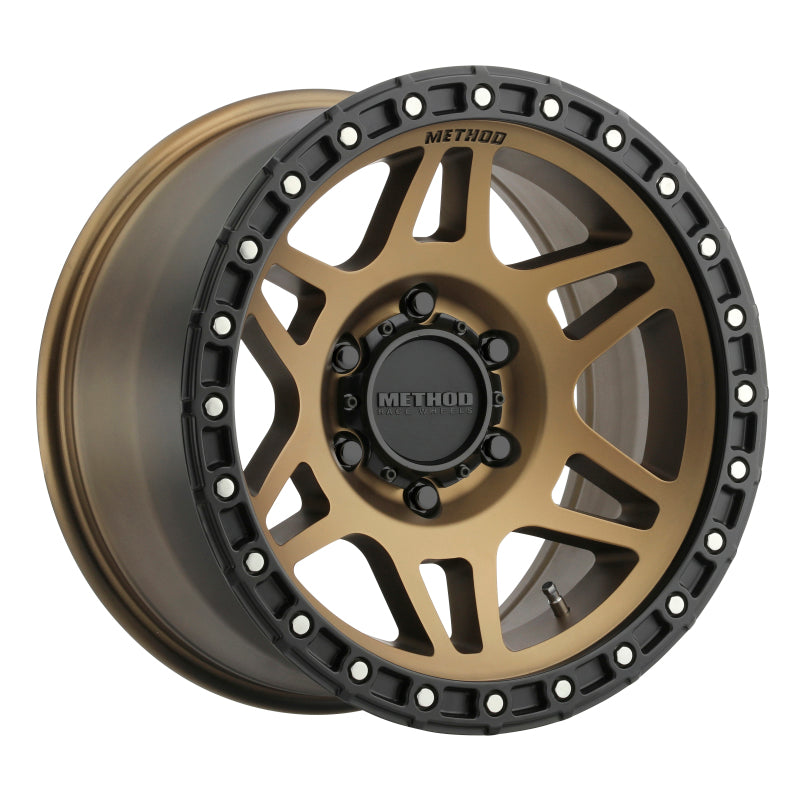 Load image into Gallery viewer, Method | MR312 17x8.5 0mm Offset 6x5.5 106.25mm CB Method | Bronze/Black Street Loc Wheel