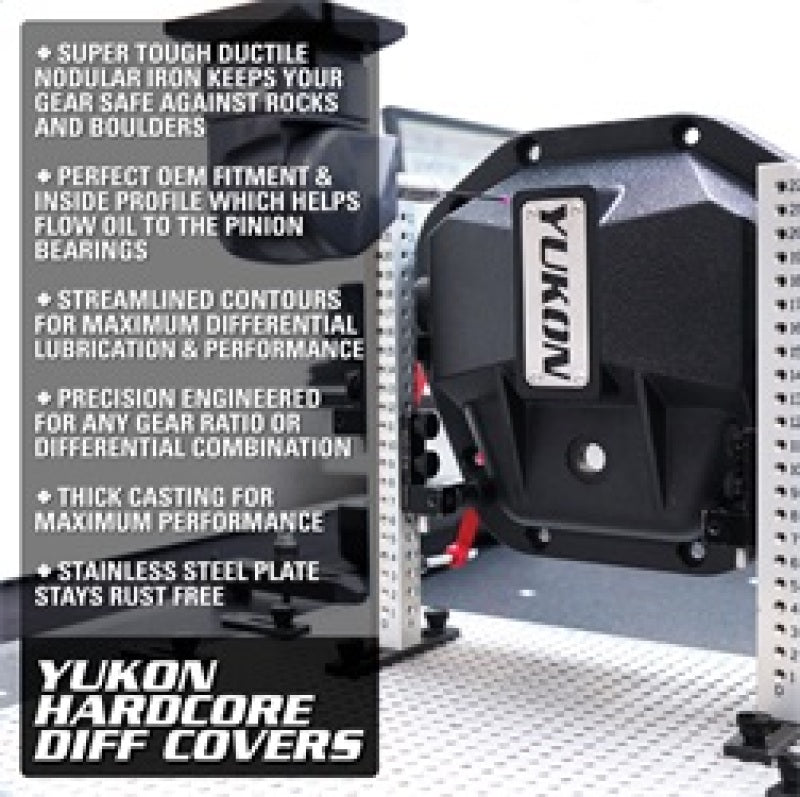 Load image into Gallery viewer, Yukon Gear | Jeep Wrangler JL Hardcore Front Nodular Iron Cover Dana 44 / 210MM