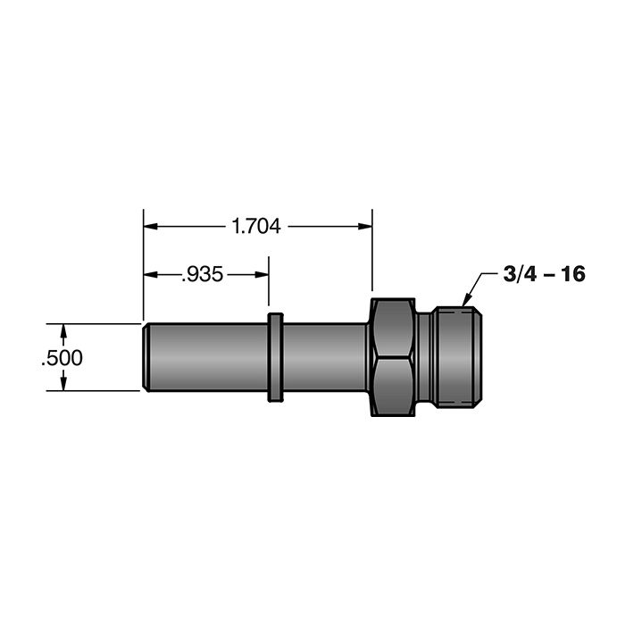 Load image into Gallery viewer, Fleece | Universal 1 / 2in. Quick Connect TO 3 / 4in-16 O-Ring (-8 AN)
