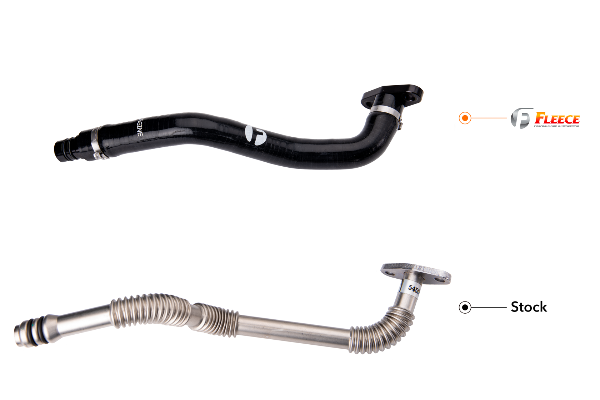 Load image into Gallery viewer, Fleece | 2019-2024 Dodge Ram 2500 / 3500 6.7L Cummins Turbo Drain Tube Kit
