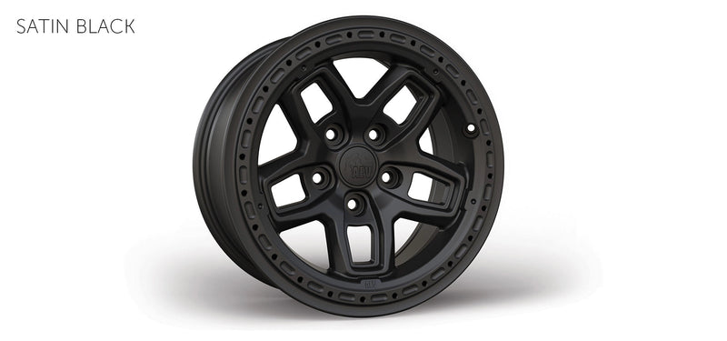 Load image into Gallery viewer, AEV Conversions | Jeep Wrangler JL / Gladiator JT Borah Dualsport Wheel - Satin Black
