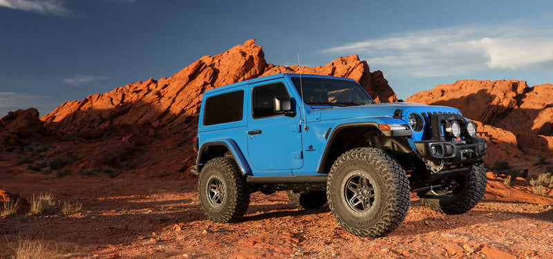 Load image into Gallery viewer, AEV Conversions | Jeep Wrangler JL / Gladiator JT Borah Dualsport Wheel - Satin Black