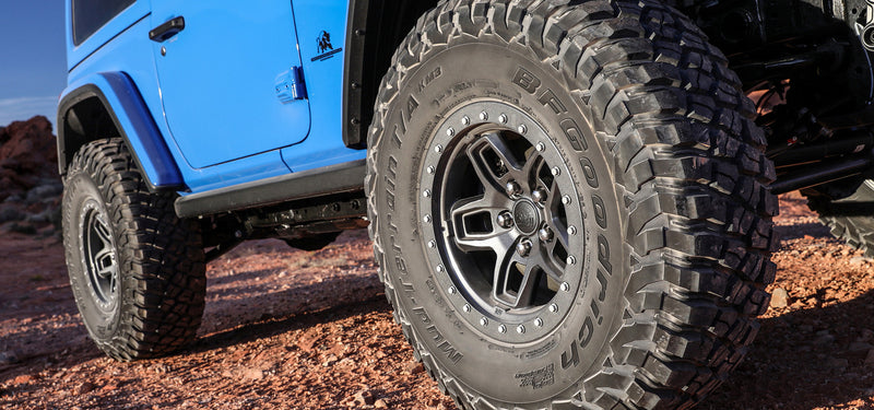 Load image into Gallery viewer, AEV Conversions | Jeep Wrangler JL / Gladiator JT Borah Dualsport Wheel - Satin Black