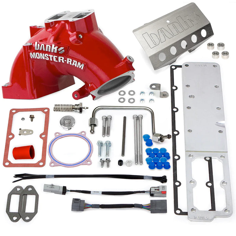 Load image into Gallery viewer, Banks Power | 2019+ Dodge Ram 6.7L Cummins Gen-2 Monster-Ram Intake Manifold System With Heater - Red