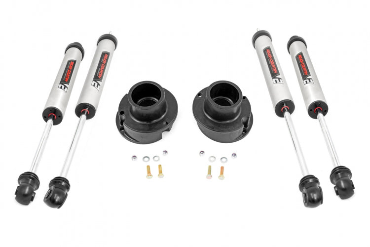Load image into Gallery viewer, Rough Country | 2013+ Dodge Ram 3500 4WD 2.5 Inch Leveling Kit - V2 Shocks