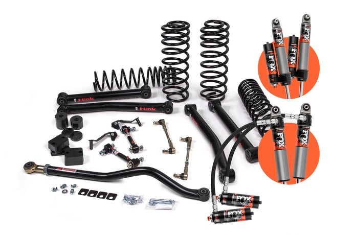 Fox | JKS 2020-2023 Jeep Wrangler JL 4 Door J-Konnect 3.5 Inch With Fox 2.5 Performance Elite Series Shocks - Diesel