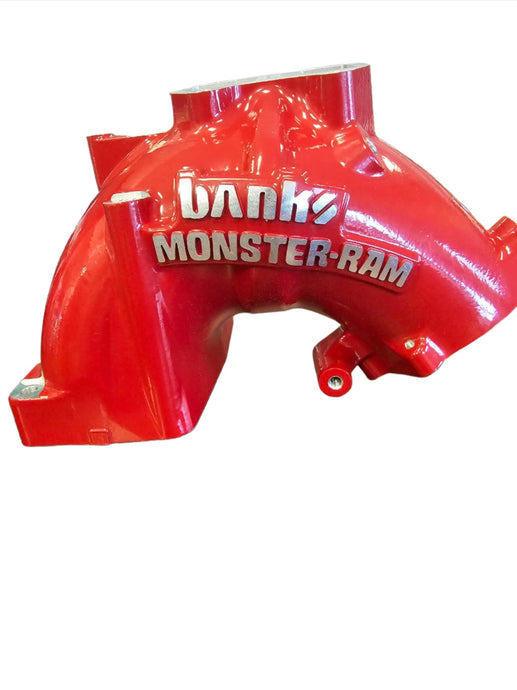 Banks Power | 2007.5-2012 Dodge Ram 6.7L Cummins Monster-Ram Intake System Gen-2 With Fuel Line - Red With Heater System - *Open Box*