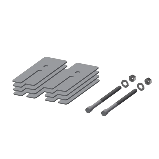 S&B | 1/8 Inch Leaf Spring Shims - 8 Pack