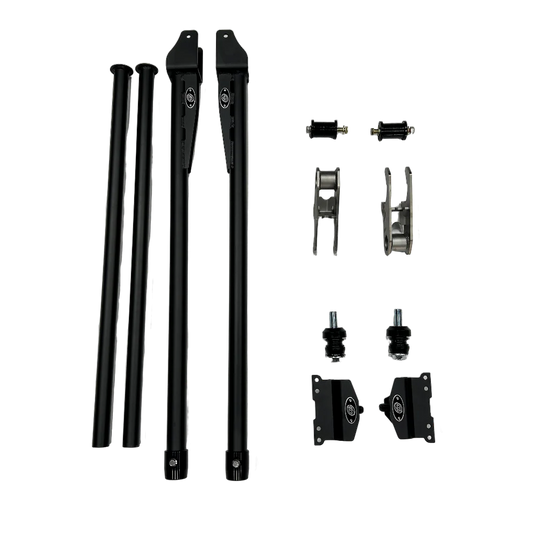 S&B | 2003-2012 Dodge Ram 2500 / 3500 & 1999-2010 Ford F250 / F350 Traction Bar Kit - Short Gusset