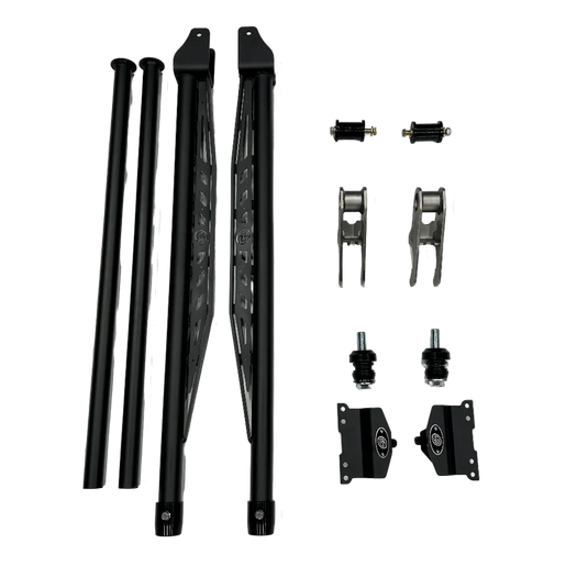 S&B | 2003-2012 Dodge Ram 2500 / 3500 & 1999-2010 Ford F250 / F350 Traction Bar Kit - Long Gusset
