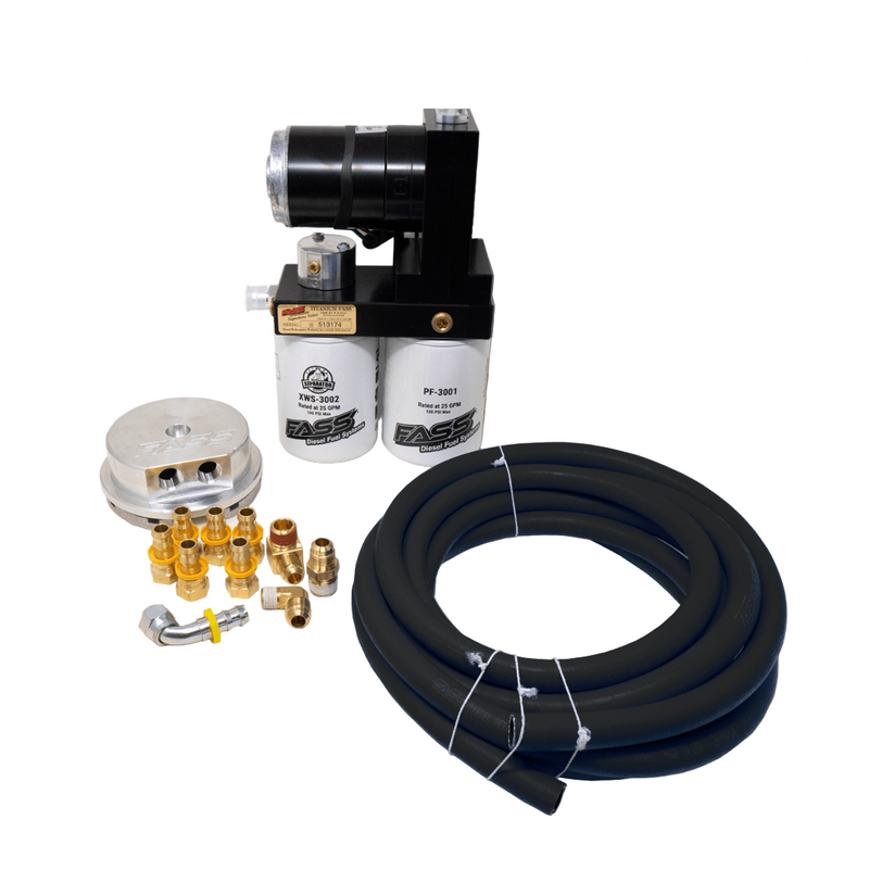 Load image into Gallery viewer, FASS | 2001-2010 GM 6.6L Duramax 100GPH No Drop Titanium Fuel System
