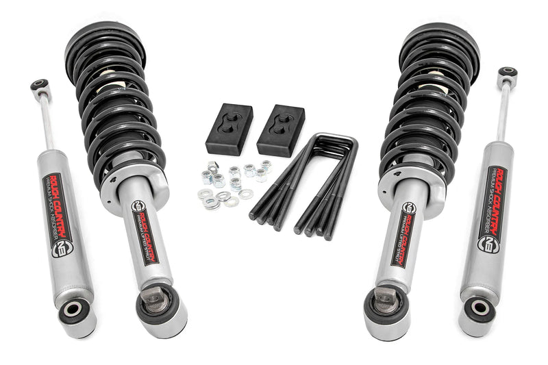 Load image into Gallery viewer, Rough Country | 2021-2024 Ford F150 4WD 2 Inch Lift Kit - Lifted N3 Struts With N3 Shocks
