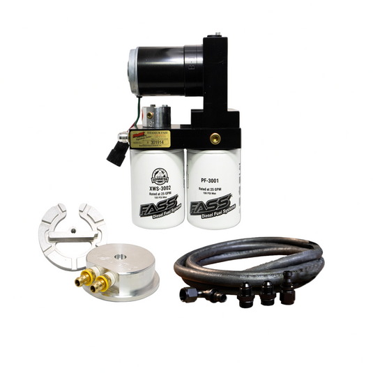 FASS | 1998.5-2004 Dodge Ram 5.9L Cummins 100GPH No Drop Titanium Plus Fuel System