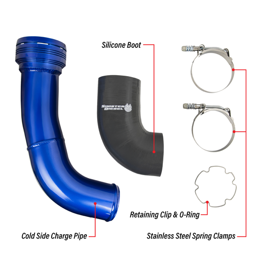 Sinister Diesel | 2011-2016 Ford F250 / F350 6.7L Power Stroke Charge Pipe Kit