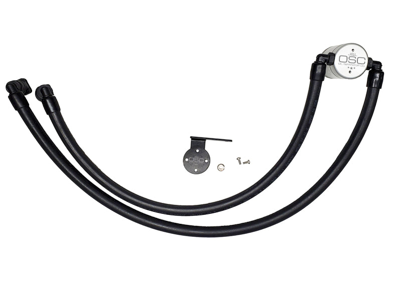 Load image into Gallery viewer, J&amp;L 17-22 Ford F-250 6.2L/7.3L Passenger Side Oil Separator 3.0 - Clear Anodized
