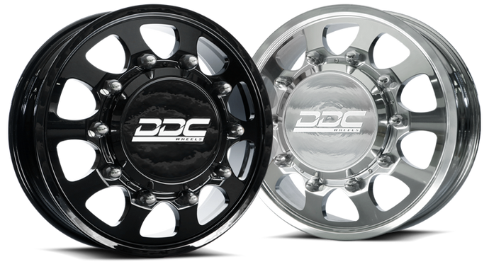 DDC | Dually Wheels The Shield 20x8.25 8x200 Polished 05-25 Ford F-350 11-14 Ford F-450 19-25 Ram 19-25 3500