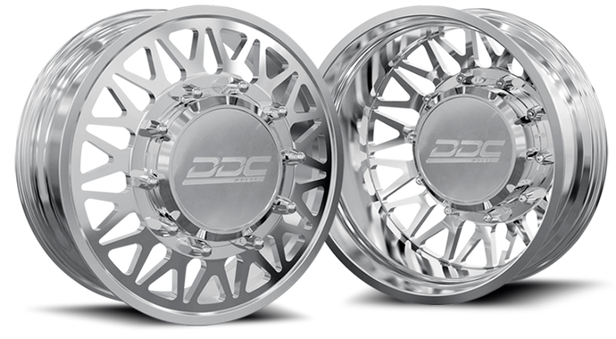 DDC | Dually Wheels The Mesh Forged 20x8.25 8x200 Polished 05-25 Ford F-350 11-14 Ford F-450 19-23 Ram 19-25 3500