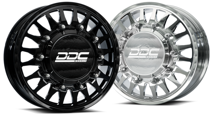 DDC | Dually Wheels The Spoke Forged 20x8.25 8x200 Gloss Black 05-25 Ford F-350 11-14 Ford F-450 19-25 Ram 3500