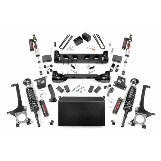 Rough Country 2007-2015 Toyota Tundra 4WD 6 Inch Lift Kit - Vertex Adjustable Coilovers With Vertex Adjustable Rear Shocks 75450