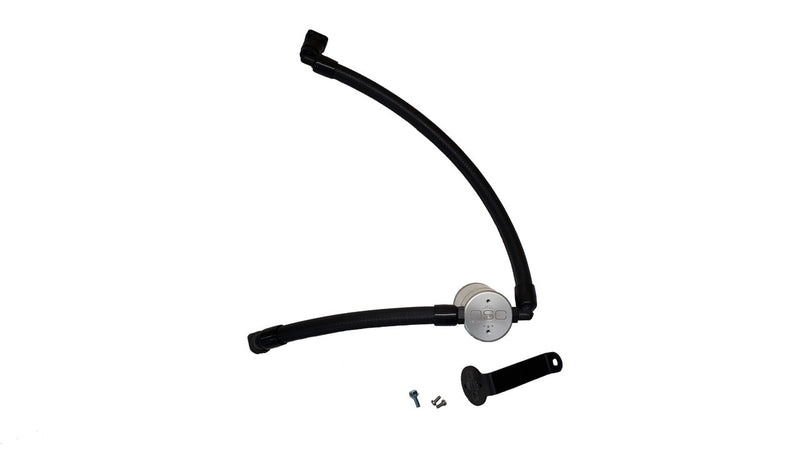 Load image into Gallery viewer, J&amp;L 2021-2025 Ford Bronco 2.7L EcoBoost Oil Separator 3.0 Passenger Side- Clear Anodized 3073P-C
