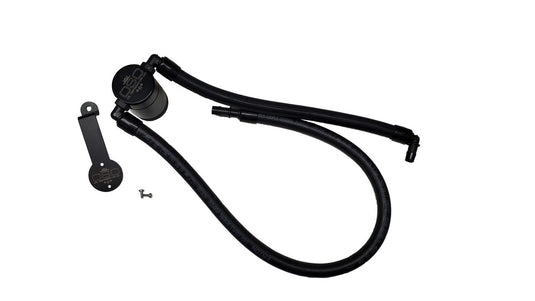 J&L 2021-2025 Jeep Wrangler 392 Oil Separator 3.0 Passenger Side - Black Anodized 3072P-B