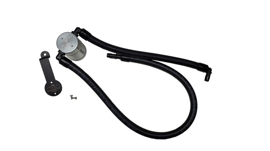 J&L 2021-2025 Jeep Wrangler 392 Oil Separator 3.0 Passenger Side - Clear Anodized 3072P-C