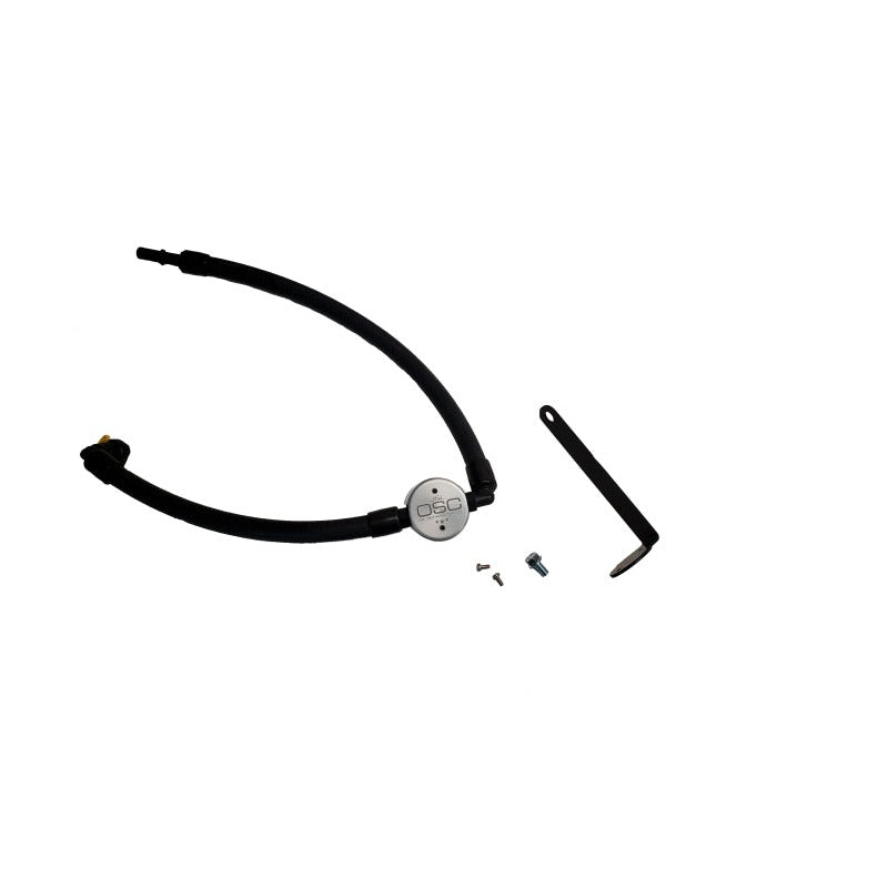 Load image into Gallery viewer, J&amp;L 2021.5-2024 Ford Bronco 2.3L EcoBoost Oil Separator 3.0 Passenger Side - Clear Anodized 3075P-C
