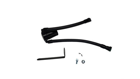 J&L 2023-2025 Ford F-150 Raptor R Oil Separator 3.0 Passenger Side - Black Anodized 3097P-B