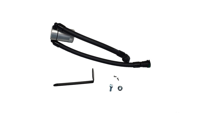Load image into Gallery viewer, J&amp;L 2023-2025 Ford F-150 Raptor R Oil Separator 3.0 Passenger Side - Clear Anodized 3097P-C
