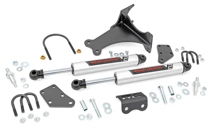Rough Country | 2005-2024 Ford Super Duty 4WD Dual V2 Steering Stabilizer