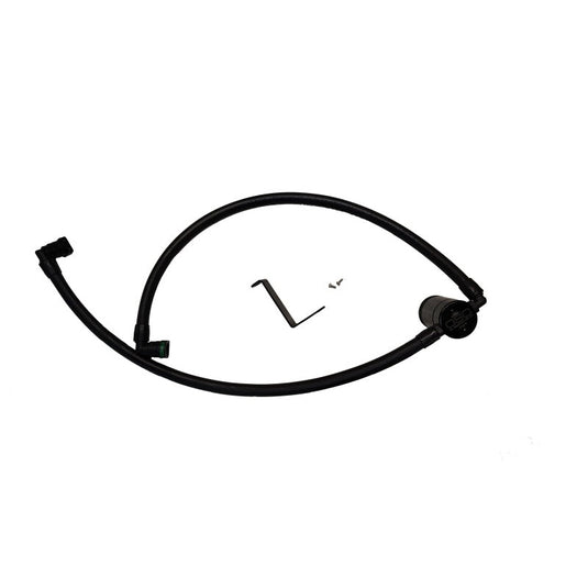 J&L 2024-2025 Ford Ranger Raptor 3.0L PCV Side Oil Separator - Black Anodized 3058P-B