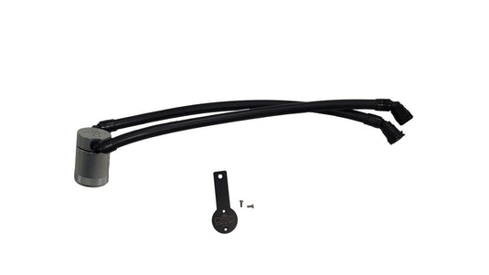 J&L 2025-2026 Dodge Ram 1500 3.0L / 2022-2025 Jeep Wagoneer 3.0 Oil Separator - Clear Anodized 3098D-C
