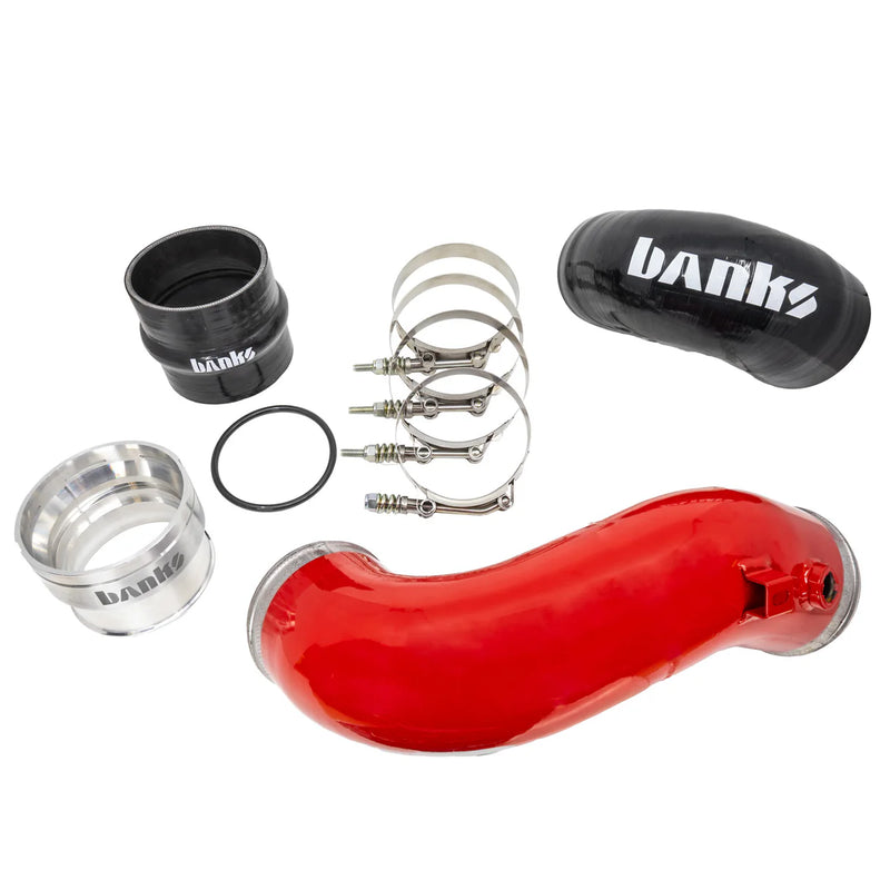 Load image into Gallery viewer, Banks Power | 2017-2026 Ford Super Duty 6.7L Power Stroke Red Cold Side Boost Tube
