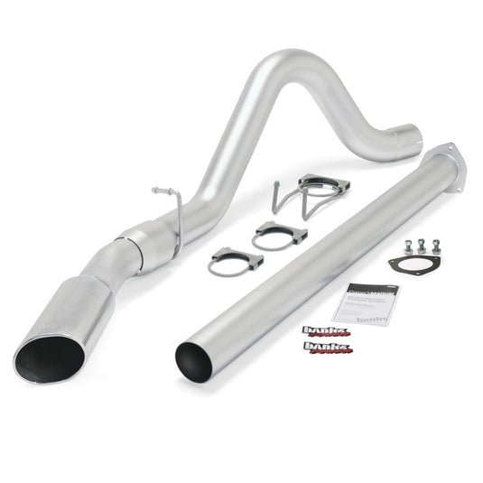 Banks Power 15 Ford 6.7L F250-350-450 CCSB/CCLB SRW Monster Exh Sys - SS Single Exh w/ Chrome Tip *DISCONTINUED*