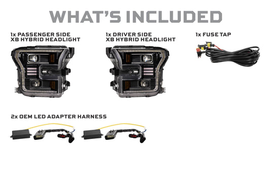 Morimoto | 2015-2017 Ford F150 XB Hybrid LED Headlights