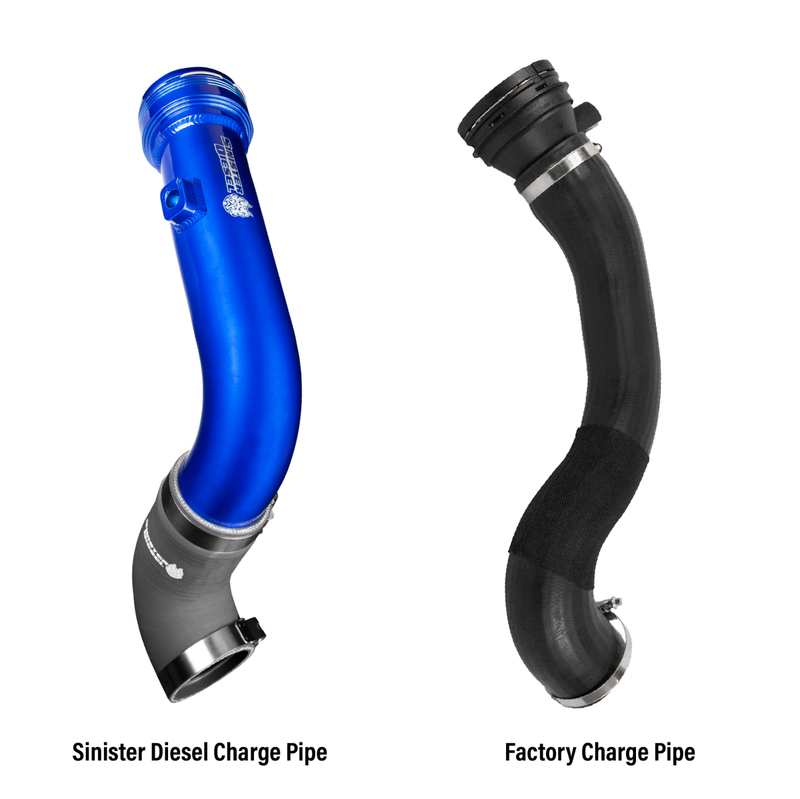 Load image into Gallery viewer, Sinister Diesel | 2017-2026 Ford 6.7L Standard Output Power Stroke Intercooler Charge Pipe Kit
