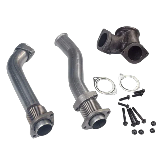 KC Turbos | Upgraded Bellowed Up-Pipe Kit - 7.3L Power Stroke (Late 99-03)